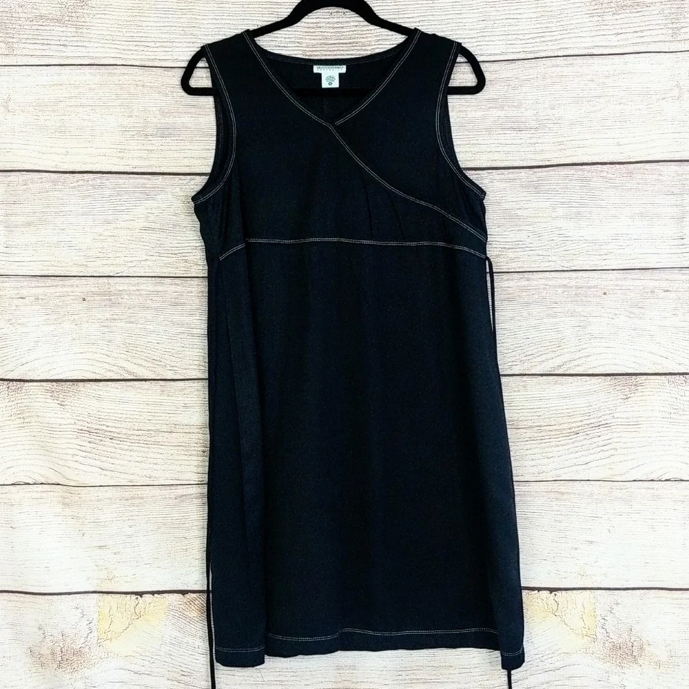 Motherhood maternity sleeveless black dress sz med - Picture 2 of 7